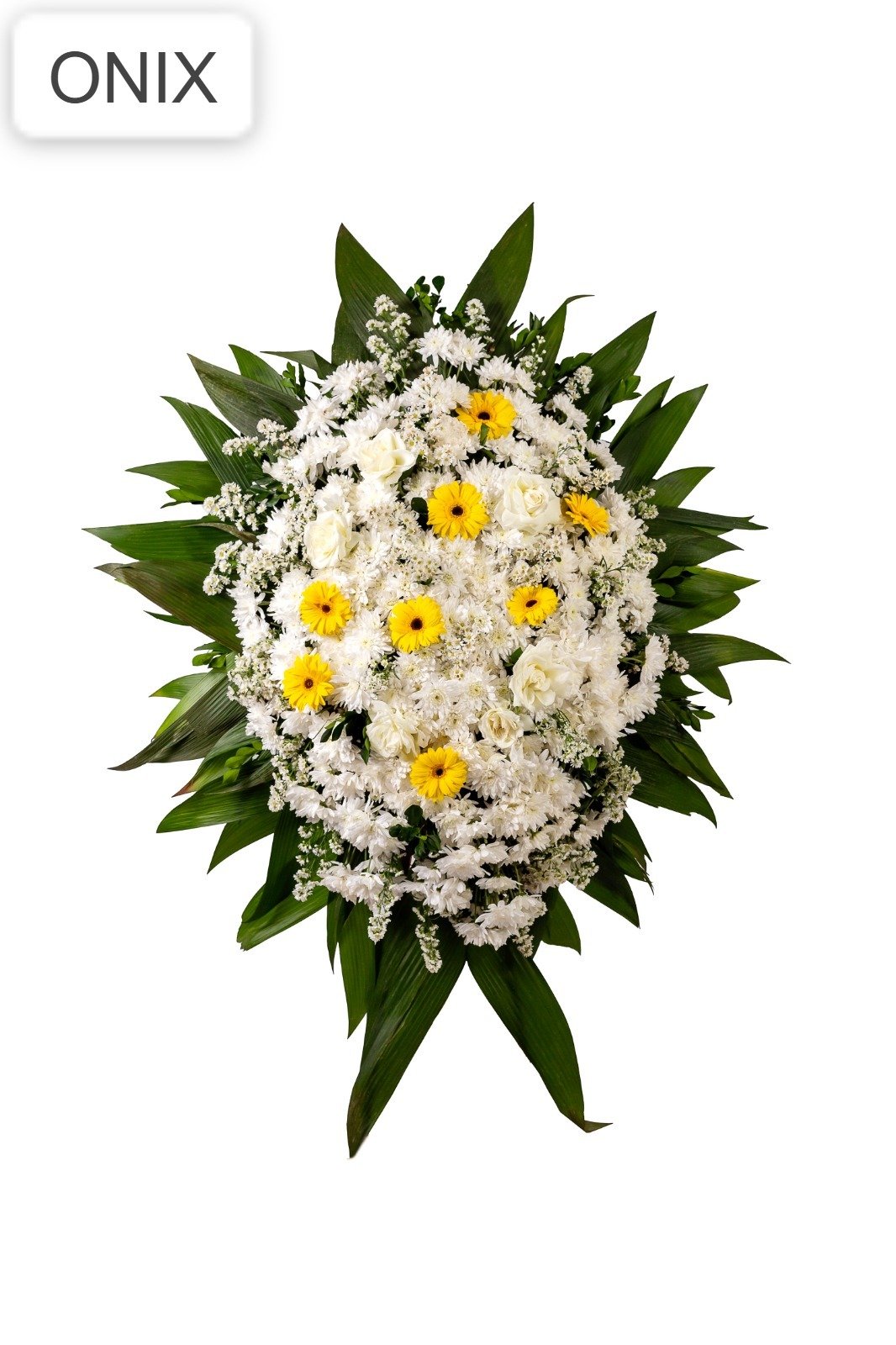 Coroa de flores modelo Ônix